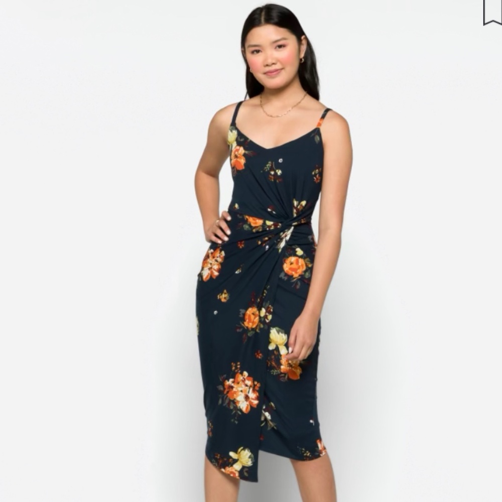 Nina Britton Stitch Fix floral halter dress